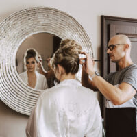 Nadherná nevesta, Make up artist Boris Bordacz pri práci